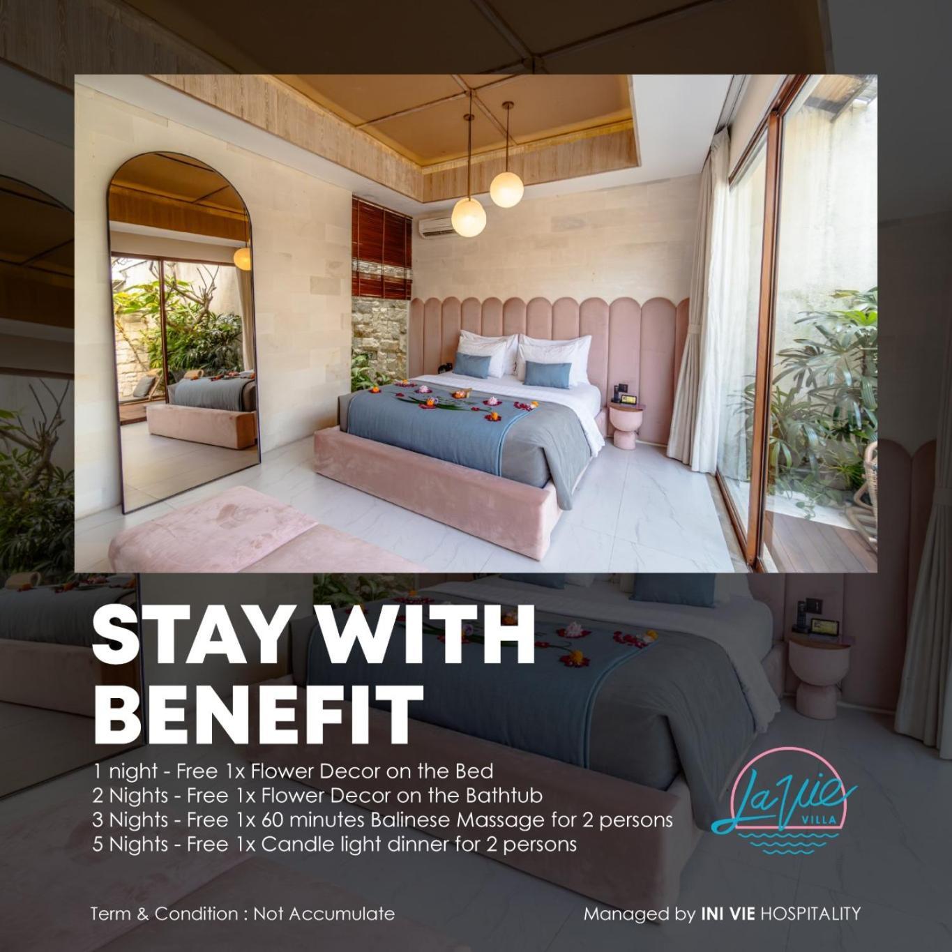 La Vie Villa Seminyak By Ini Vie Hospitality Legian  Phòng bức ảnh